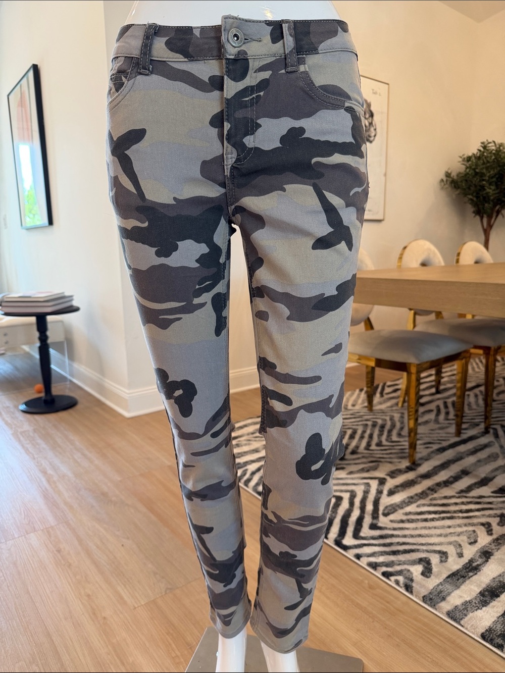 Indigo thread co . Multi Grey Camo Skinny Jeans